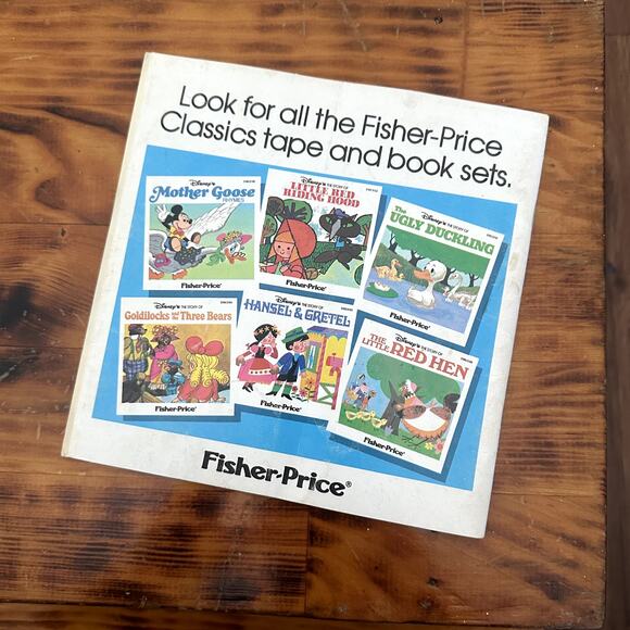Vintage 1968 Fisher Price Disney's Story Of The Little Red Hen Paperback Book - Picture 7 of 8